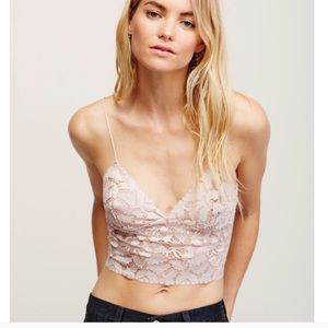 Free People White Lace Brami